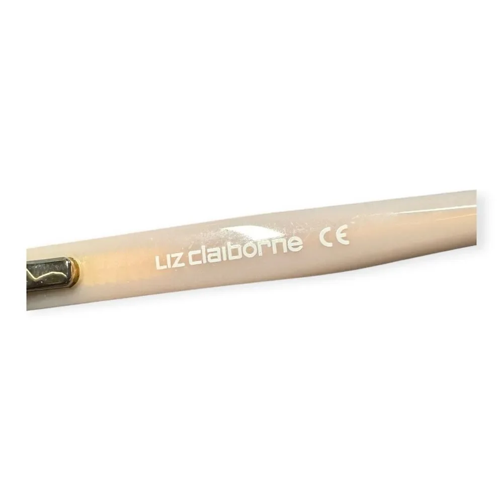Liz Claiborne Eyeglasses L640 HAQ Pink Rectangle Full Rim Frame‎ 130mm